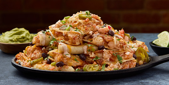 Lobster Loaded Quesadilla Nachos